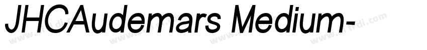 JHCAudemars Medium字体转换